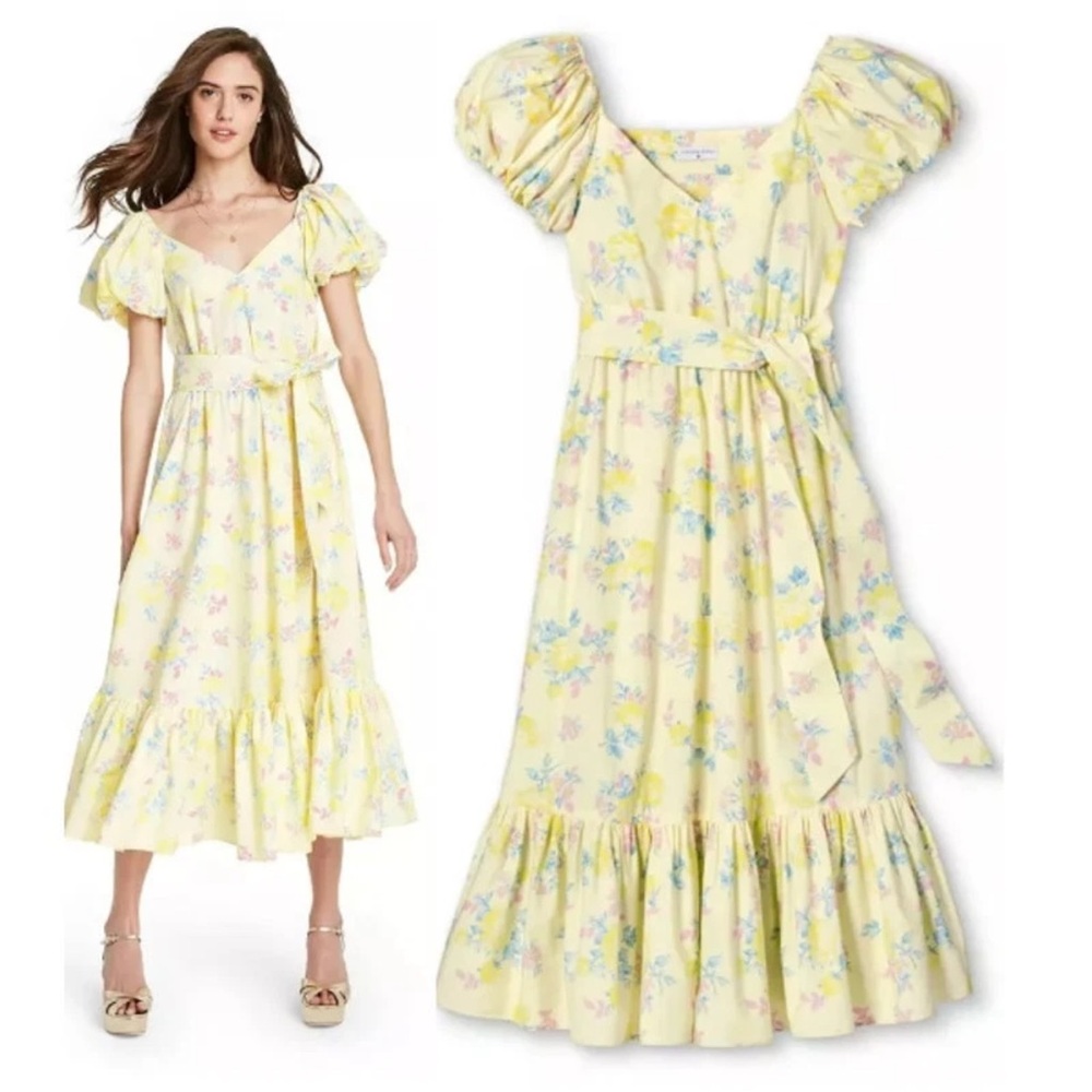 Floral Yellow Dress
